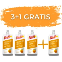 PROMOCJA 4 W CENIE 3 Dextro Energy płynna glukoza o smaku pomarańczowym (zestaw)