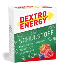 Glukoza DEXTRO ENERGY Minis o smaku owoców leśnych 50g (33 pastylki)