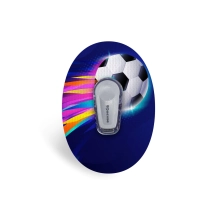 NOWOŚĆ! Type One Style, plastry na sensor Dexcom G6 - Football 5 szt.
