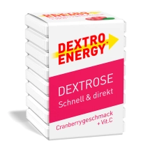 Glukoza Dextro Energy żurawina z witaminą C 46g - 8 pastylek