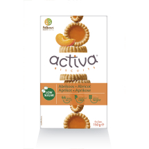 Activa Ciastka z galaretką morelową bez dodatku cukru 150g