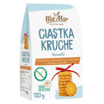 BiaMar, Ciasteczka kruche, bez cukru, bezglutenowe 120g