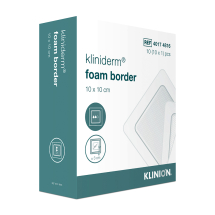 Opatrunek piankowy Kliniderm Foam Silicone Border 10x10 cm