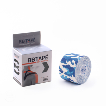 BB Kinesiology Tape – taśma kinezjologiczna 5 cm x 5 m, moro niebieskie
