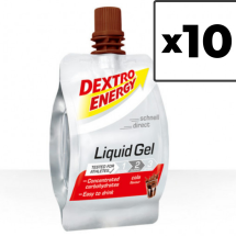 Zestaw 10 opakowań Dextro Energy płynny żel o smaku coli (z guaraną)