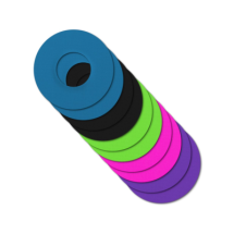 Zabezpieczające plastry na sensor FreeStyle Libre 2 z otworem - 5 szt. mix kolorów