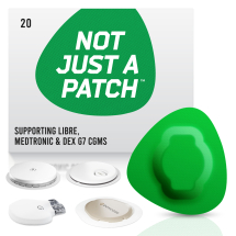 Not Just A Patch, plastry na sensory FreeStyle Libre i Medtronic - zielone, 20 szt. [1 plaster = 5,95 zł]