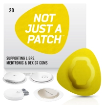 Not Just A Patch, plastry na sensory FreeStyle Libre i Medtronic - żółte, 20 szt. [1 plaster = 5,95 zł]