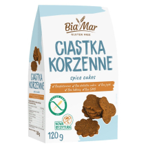 BiaMar, Ciasteczka Korzenne bezglutenowe, bez cukru 120g