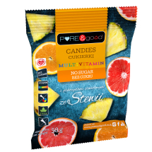 Cukierki multiwitamina bez cukru ze stewią 50 g Pure&Good