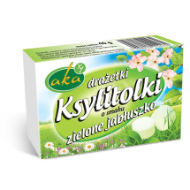 Cukierki Ksylitolki zielone jabłuszko 40g bez cukru