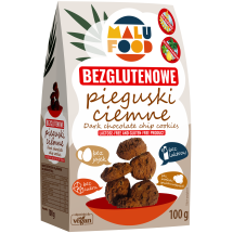 Ciastka pieguski ciemne bezglutenowe, bez dodatku cukru 100g