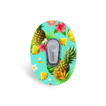 NOWOŚĆ! Type One Style, plastry na sensor Dexcom G6 - Ananas 5 szt.