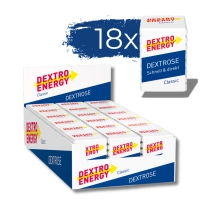 Zestaw 18 kostek glukozy DEXTRO ENERGY Classic – 40g (8 pastylek)