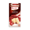 Czekolada Torras biała z jagodami goji 75g