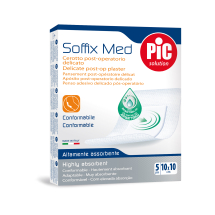 Plastry włókninowe  Soffix Med 10x10 cm (5 szt.) antybakteryjne