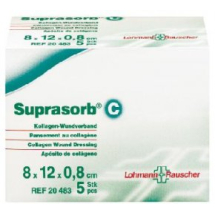 Suprasorb C - 6 cm x 8 cm x 0,8 cm - 1 sztuka - opatrunek kolagenowy