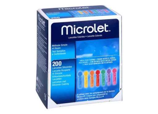 Lancety MICROLET 200 sztuk