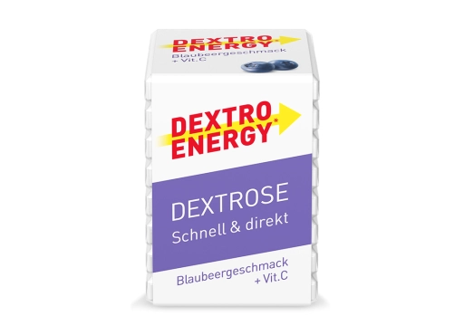 Glukoza Dextro Energy borówka z witaminą C 46g - 8 pastylek