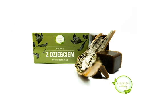 Mydło Naturalne z dziegciem 100% roślinne 100 g