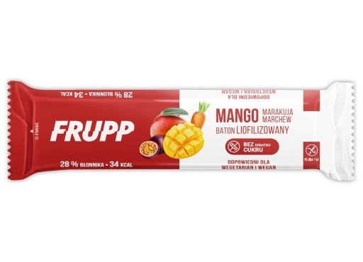 Baton Frupp mango-marakuja-marchew Celiko, 10g