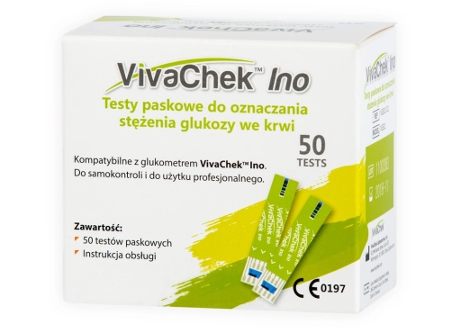 Paski o glukozy VivaChek™ Ino