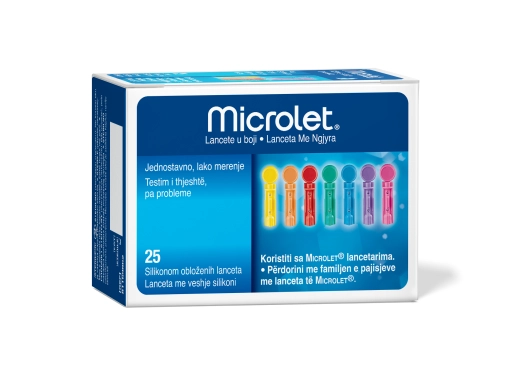 Lancety MICROLET 25 sztuk