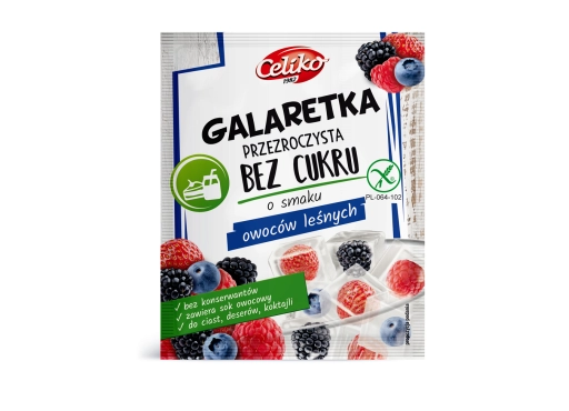 CELIKO Galaretka owoce leśne bez cukru 14g