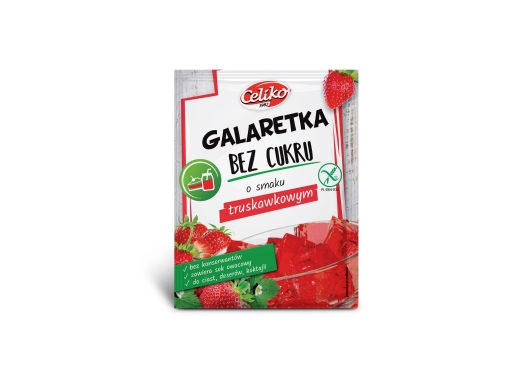 CELIKO Galaretka truskawkowa bez cukru 14g