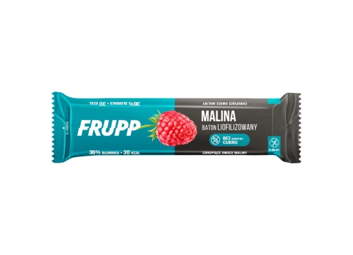 FRUPP baton malinowy liofilizowany bez dodatku cukru