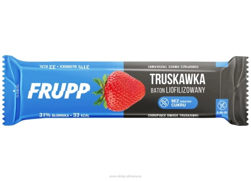 FRUPP baton truskawkowy liofilizowany bez dodatku cukru