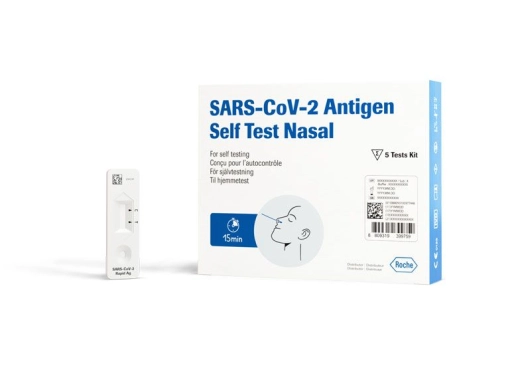 Test antygenowy (op. 5 sztuk) Roche Covid-19 SARS-CoV-2 Antigen Self Test Nasal