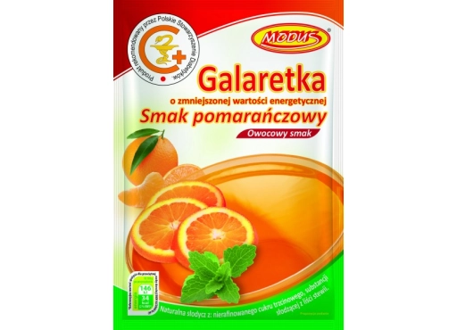 Galaretka o smaku pomarańczowym 46g