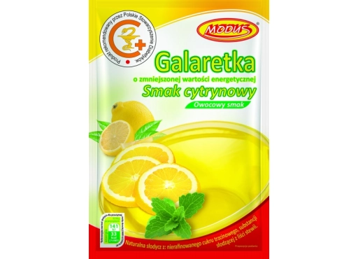 Galaretka o smaku cytrynowym 44g