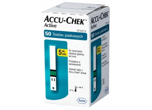 Paski do glukozy Accu-Chek® Active 50 sztuk