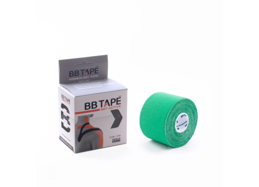 BB Kinesiology Tape – taśma kinezjologiczna 5 cm x 5 m, zielona