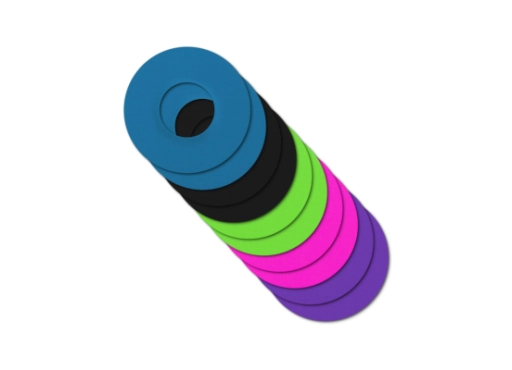 Zabezpieczające plastry na sensor FreeStyle Libre 2 z otworem - 10 szt. mix kolorów