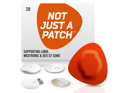 Not Just A Patch, plastry na sensory FreeStyle Libre i Medtronic - pomarańczowy, 20 szt. [1 plaster = 5,95 zł]
