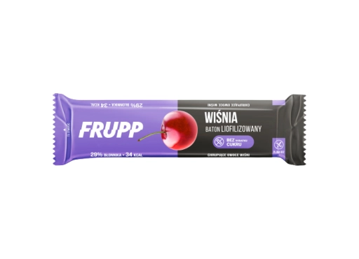FRUPP baton wiśniowy liofilizowany bez dodatku cukru