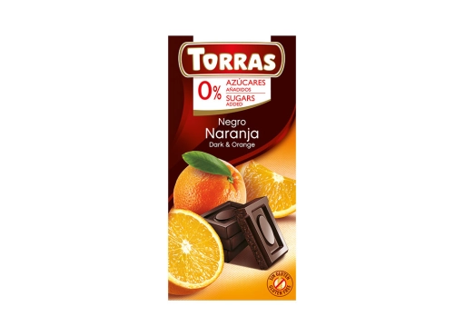 Czekolada Torras gorzka z pomarańczami 75g