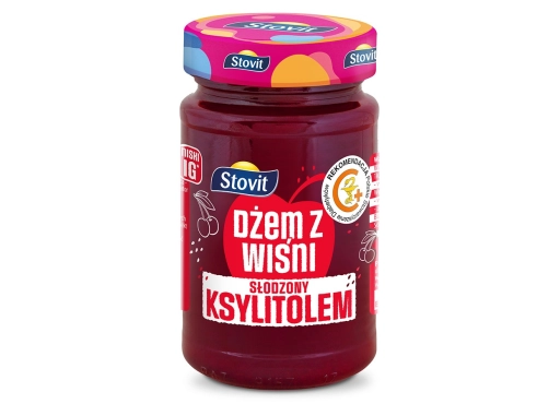 Dżem wiśniowy słodzony ksylitolem Stovit 250g