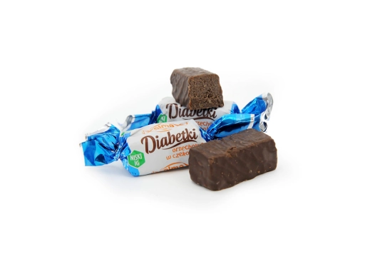 Cukierki orzechowe w czekoladzie Diabetki 150g