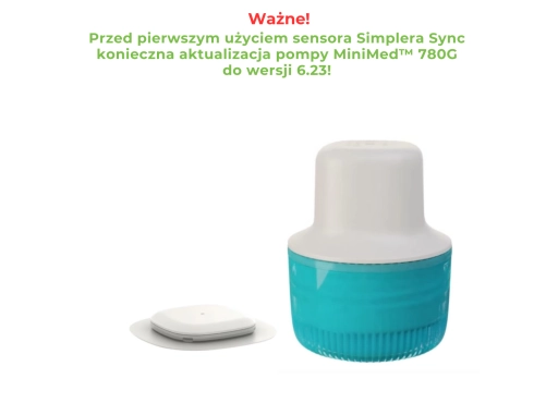 Sensor CGM Simplera™ Sync 1 szt. - do pompy MiniMed 780G  (MMT-5120D2)