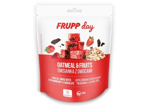 FRUPP Day kostki owsiane - Truskawka i czekolada 25 g