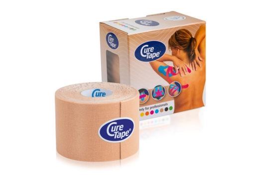 CureTape CLASSIC - taśma kinezjologiczna 5 cm x 5 m, beżowa